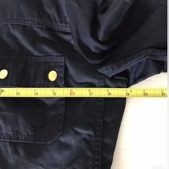 J.Crew | Relaxed Boyfriend Field Jacket Womens Size S Black Full Zip Long Sleeve - Picture 8 of 11